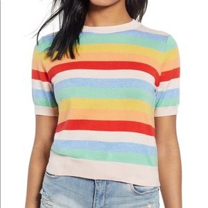 BP. Rainbow Stripe Sweater
